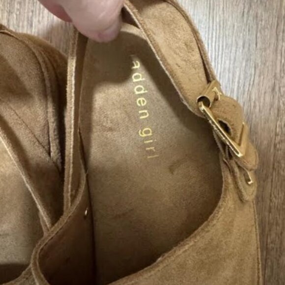 Madden Girl Graham Platform Slingback Clog Mules - Picture 6 of 9